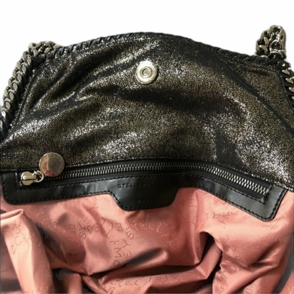 Stella McCartney Falabella Quilted Gunmetal - Picture 4 of 12